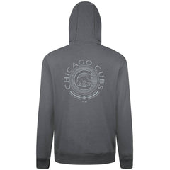 Chicago Cubs Levelwear Podium Valiant Hoodie - Gray Hoodies
