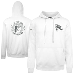 Baltimore Orioles Levelwear Podium Grain Hoodie - White Hoodies