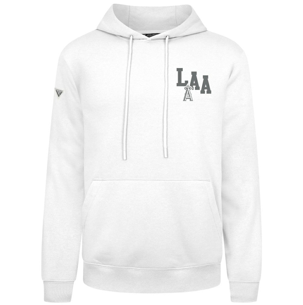 Los Angeles Angels Levelwear Podium Grain Hoodie - White Hoodies