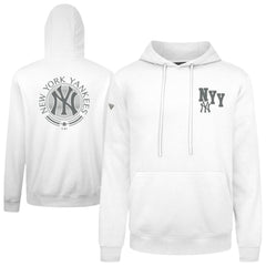New York Yankees Levelwear Podium Grain Hoodie - White Hoodies
