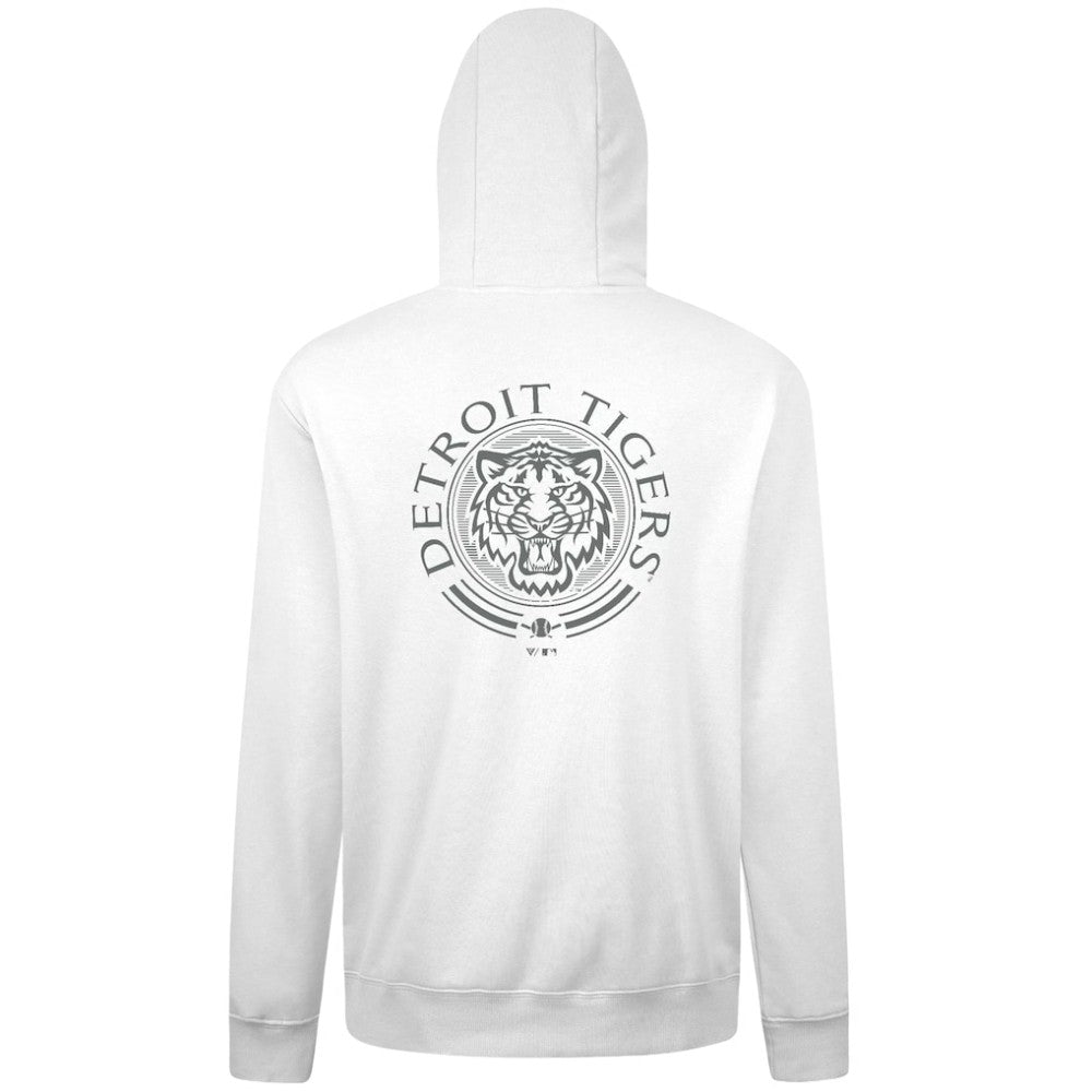 Detroit Tigers Levelwear Podium Grain Hoodie - White Hoodies