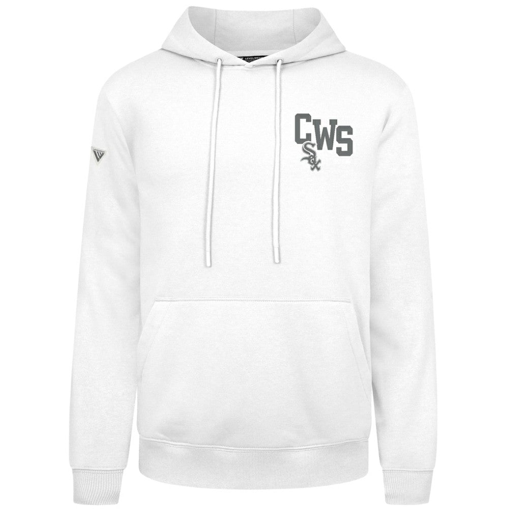 Chicago White Sox Levelwear Podium Grain Hoodie - White Hoodies