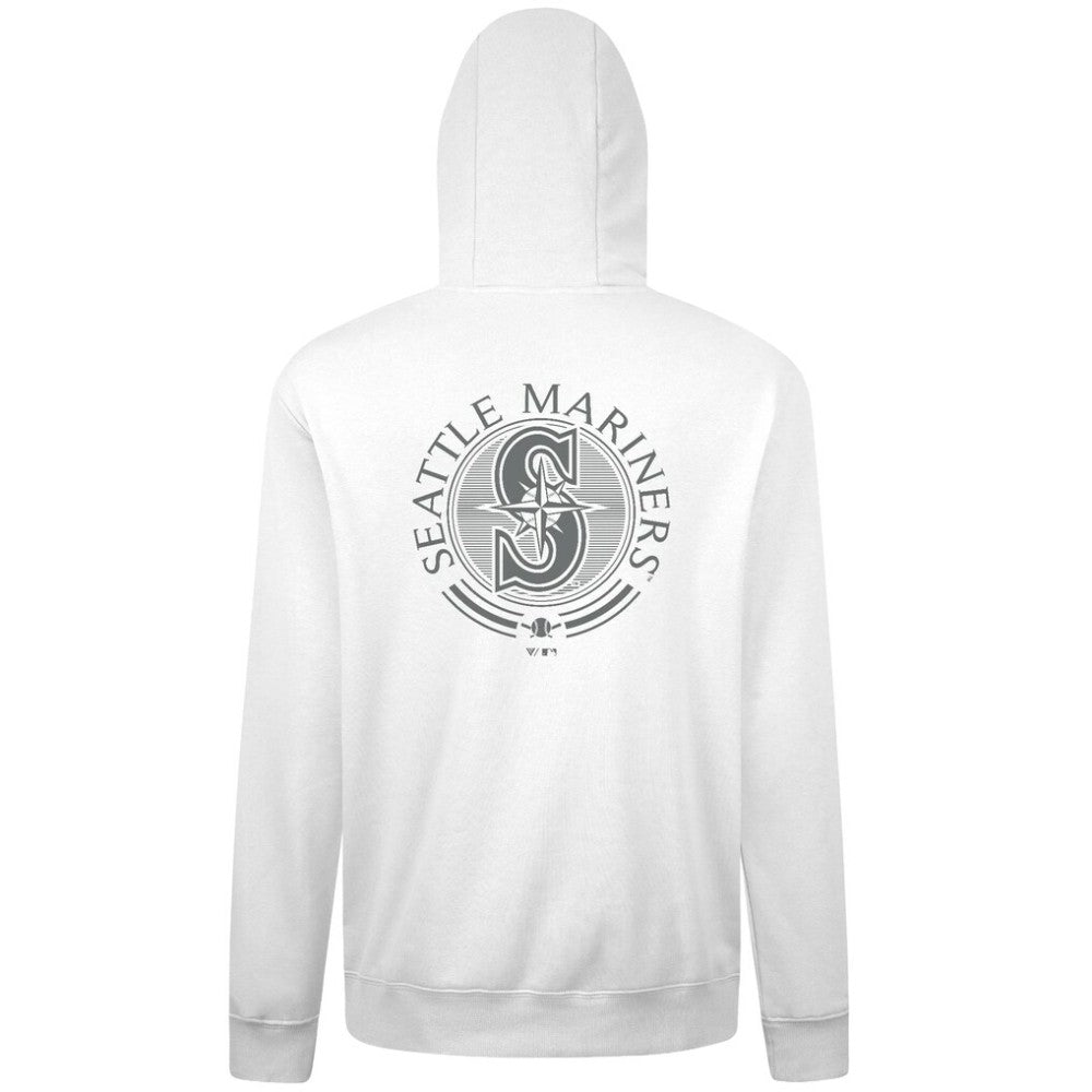 Seattle Mariners Levelwear Podium Grain Hoodie - White Hoodies