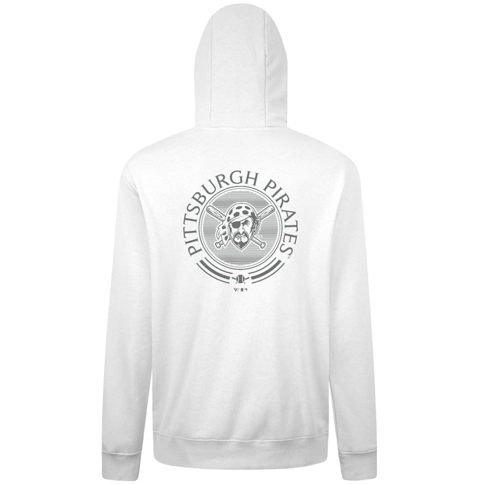 Pittsburgh Pirates Levelwear Podium Grain Hoodie - White Hoodies