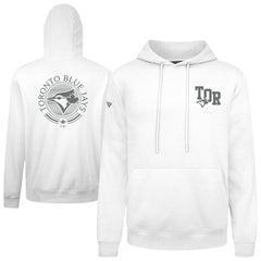 Toronto Blue Jays Levelwear Podium Grain Hoodie - White Hoodies