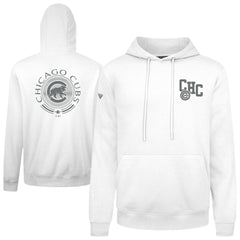 Chicago Cubs Levelwear Podium Grain Hoodie - White Hoodies