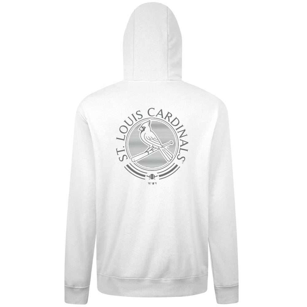 St. Louis Cardinals Levelwear Podium Grain Hoodie - White Hoodies