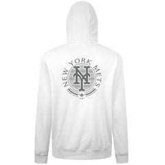 New York Mets Levelwear Podium Grain Hoodie - White Hoodies