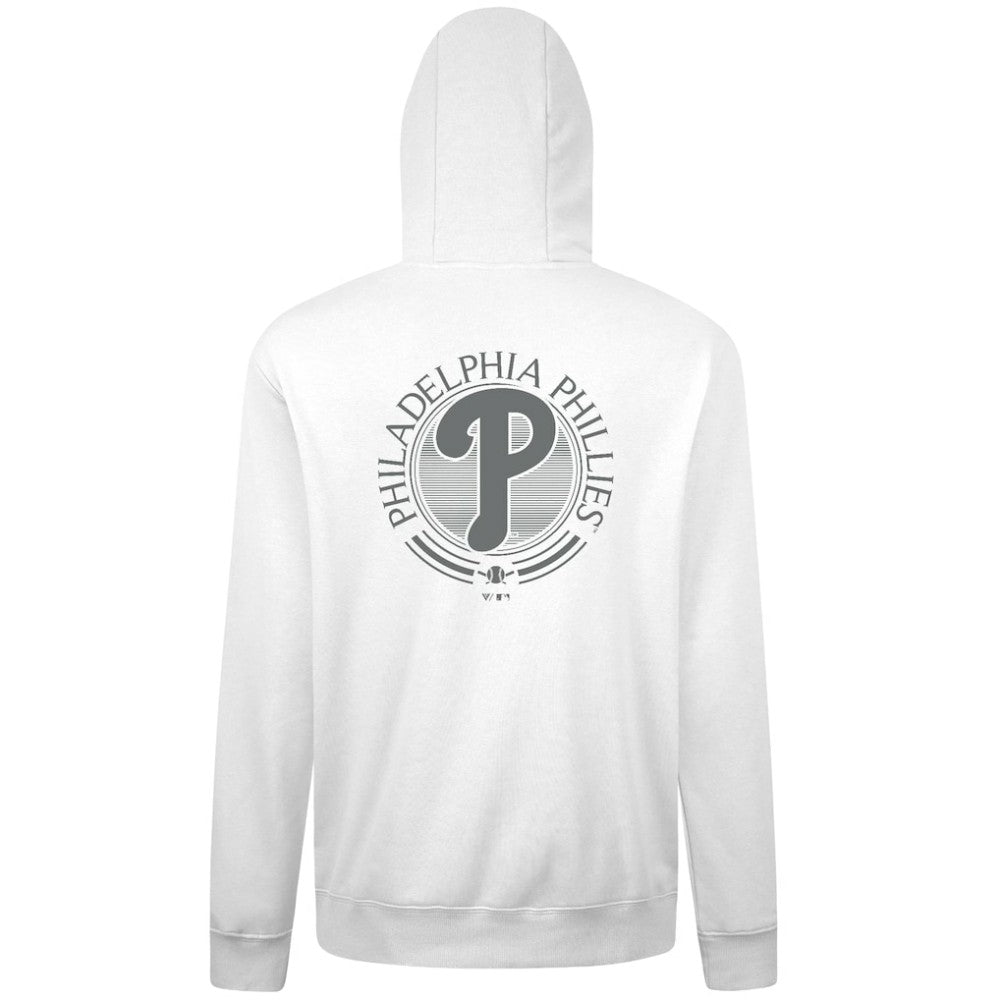 Philadelphia Phillies Levelwear Podium Grain Hoodie - White Hoodies