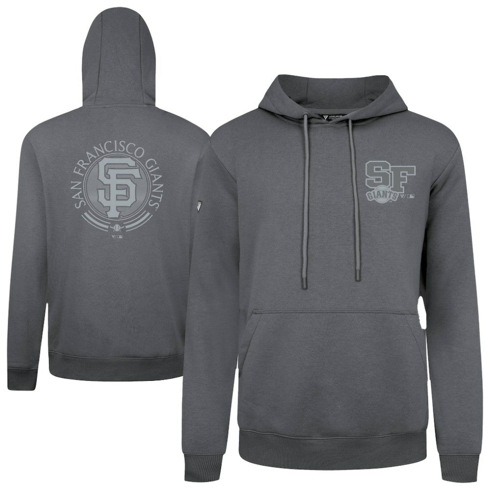 San Francisco Giants Levelwear Podium Grain Hoodie - Gray Hoodies