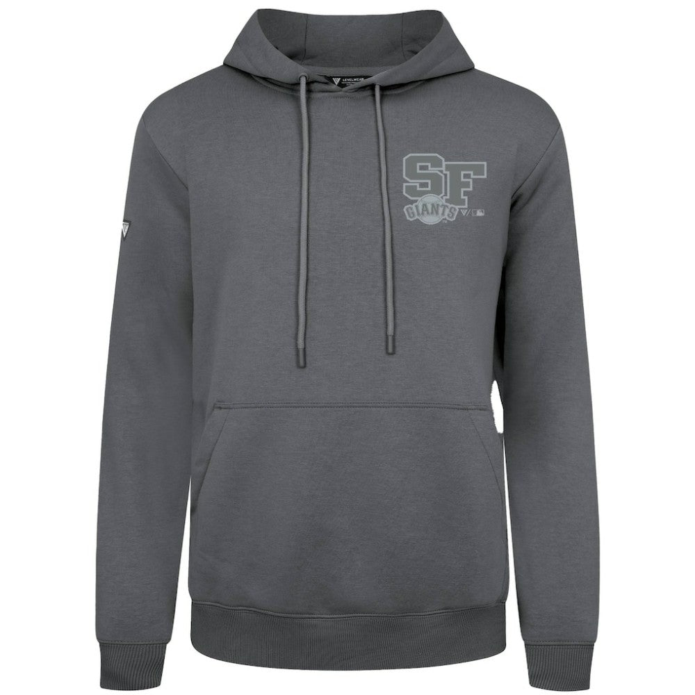 San Francisco Giants Levelwear Podium Grain Hoodie - Gray Hoodies