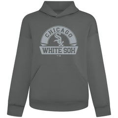 Chicago White Sox Levelwear Luxe Signature Banner Arch Tri-Blend Hoodie - Gray Hoodies