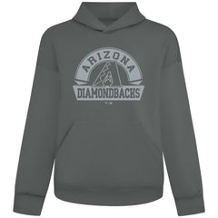 Arizona Diamondbacks Levelwear Luxe Signature Banner Arch Tri-Blend Hoodie - Gray Hoodies