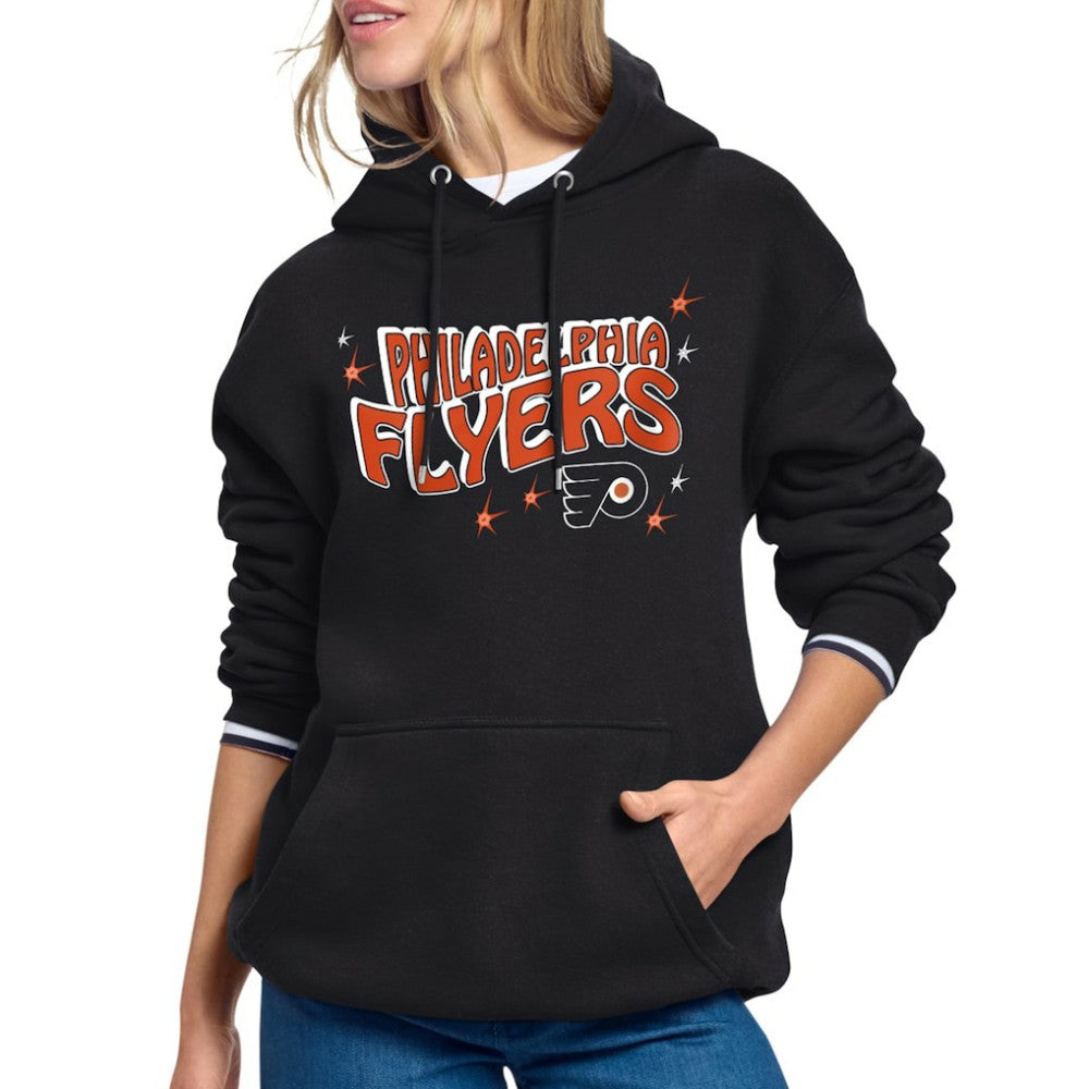 Philadelphia Flyers Starter Women's Fireworks Fleece Hoodie - Black | US 203500688