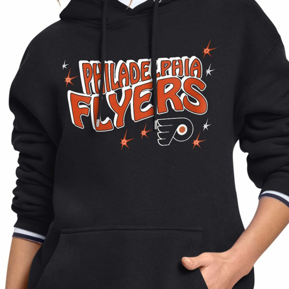 Philadelphia Flyers Starter Women's Fireworks Fleece Hoodie - Black | US 203500688