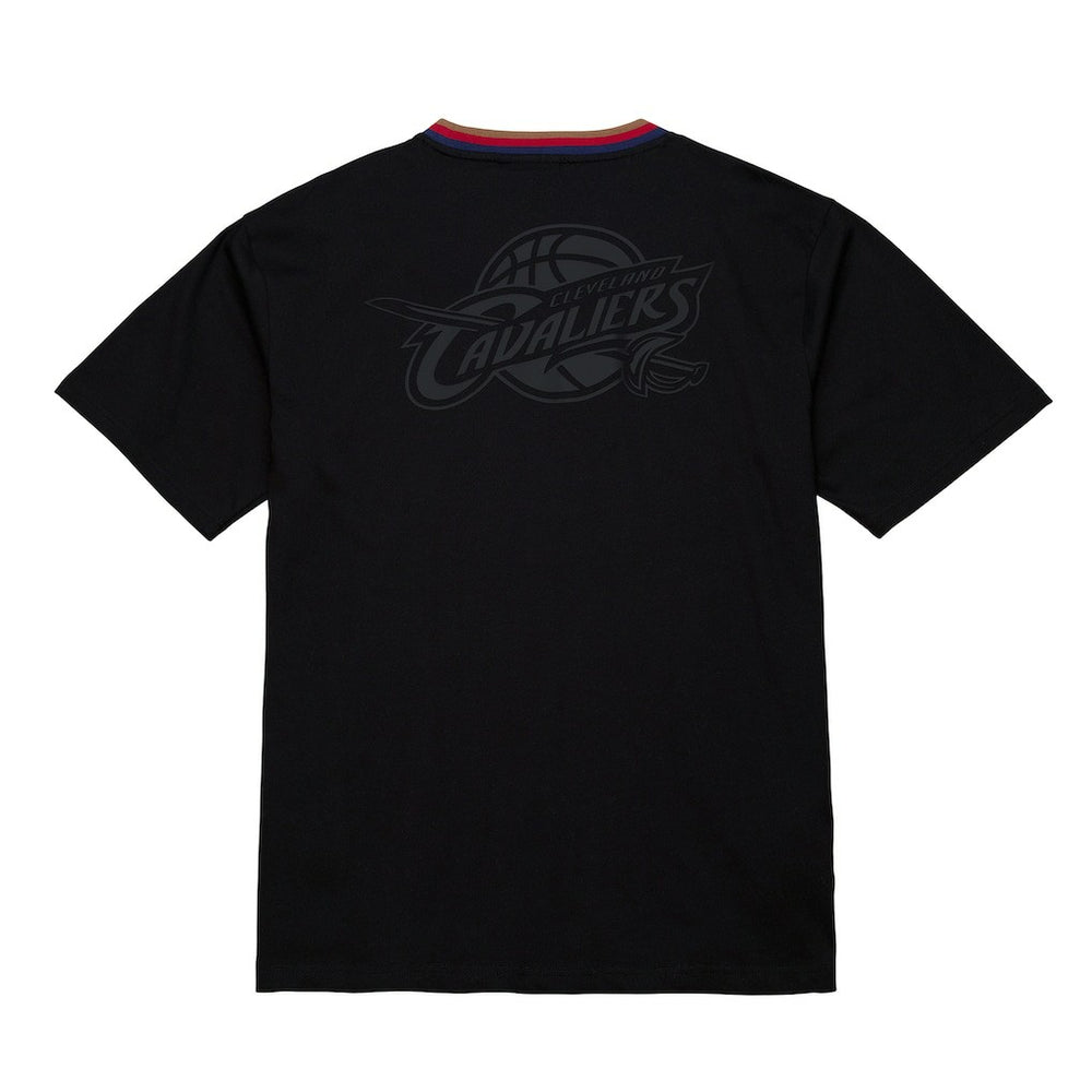Cleveland Cavaliers Hardwood Classics Nights Playmaker T-Shirt Black - Mitchell & Ness
