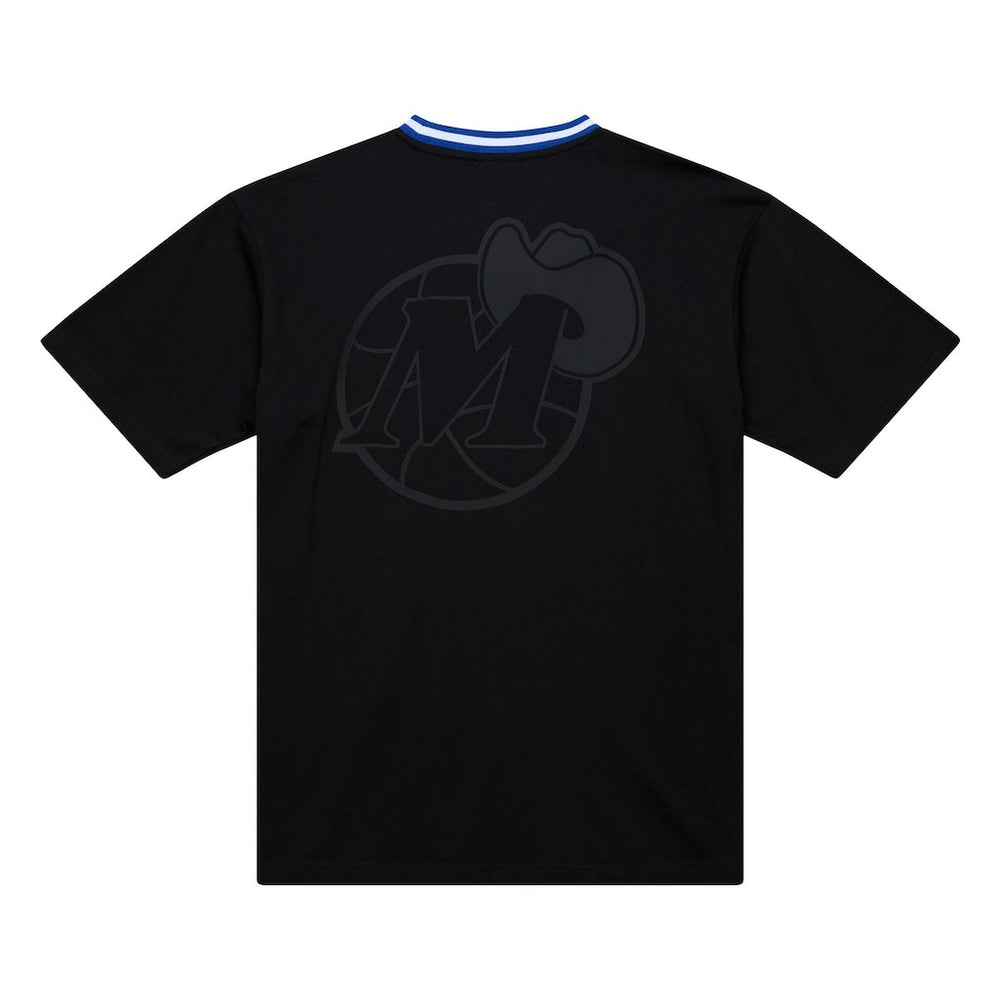 Dallas Mavericks Hardwood Classics Nights Playmaker T-Shirt Black - Mitchell & Ness