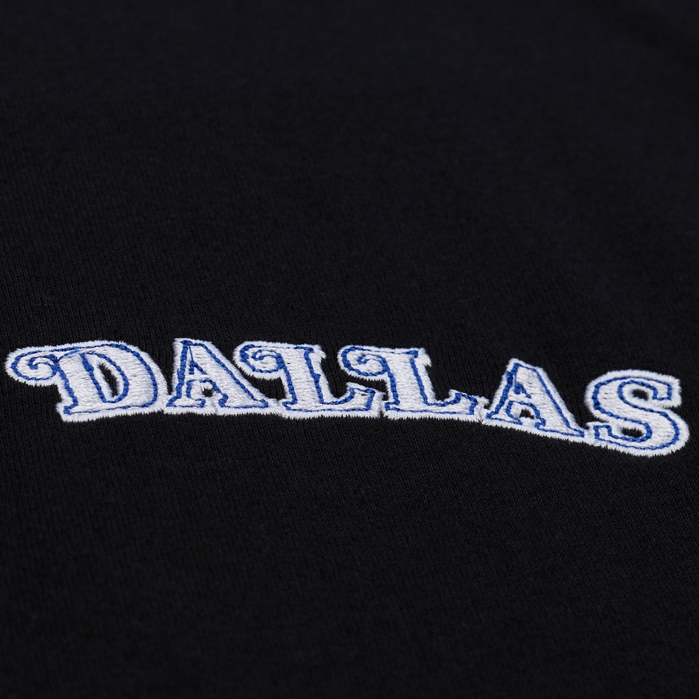 Dallas Mavericks Hardwood Classics Nights Playmaker T-Shirt Black - Mitchell & Ness