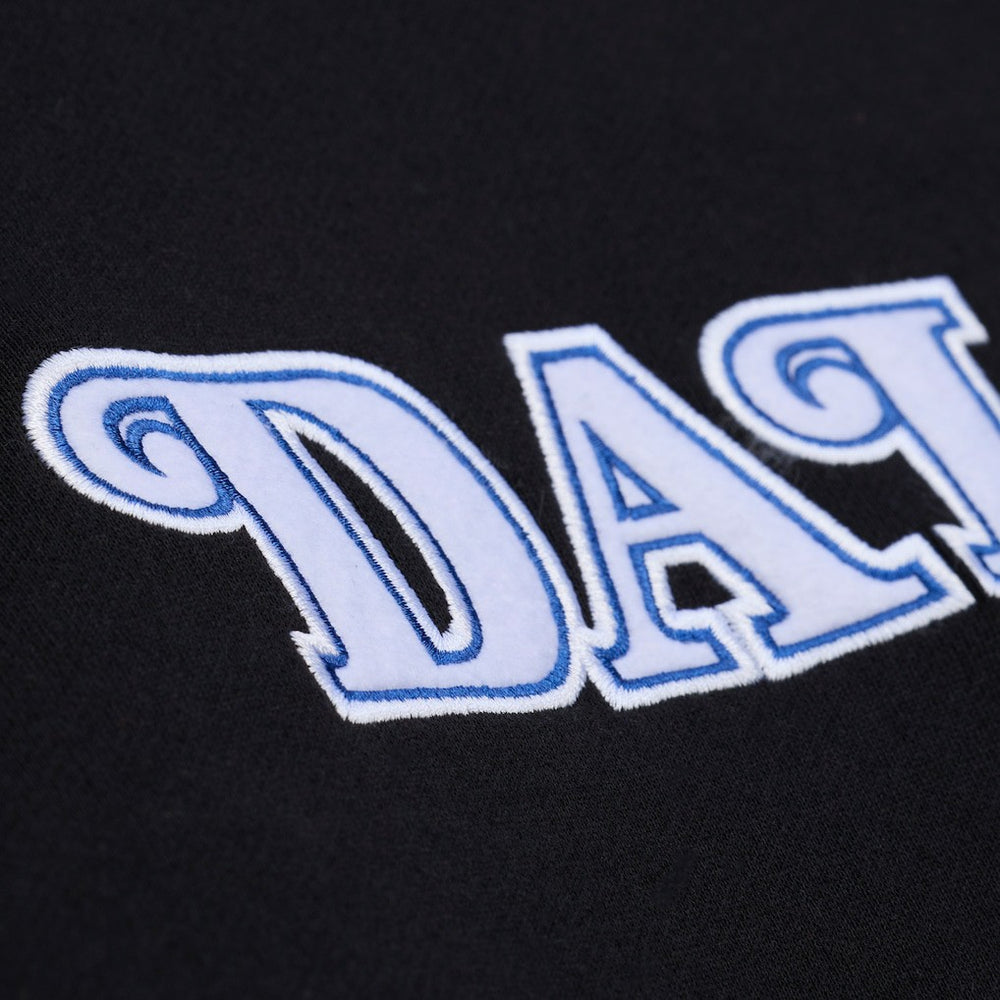 Dallas Mavericks Hardwood Classics Nights Playmaker Fleece Hoodie Black - Mitchell & Ness