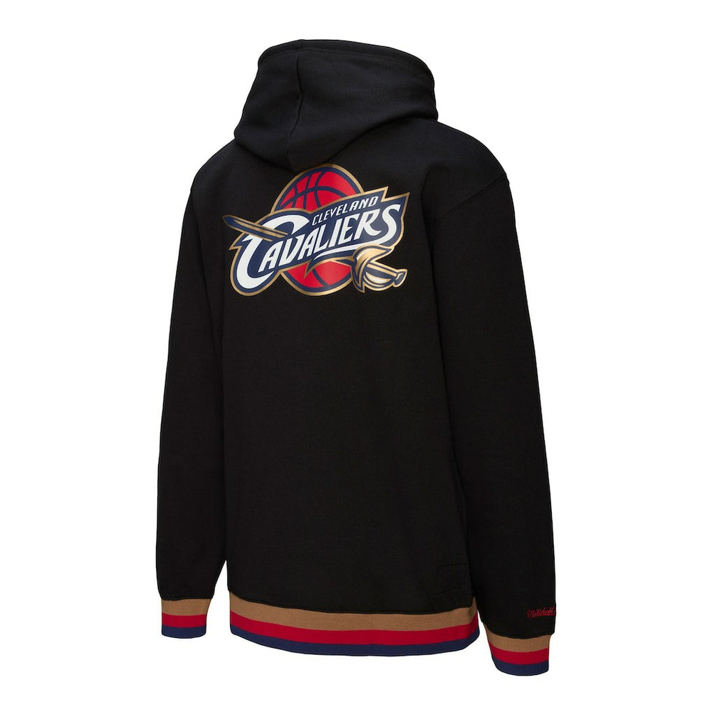 Cleveland Cavaliers Hardwood Classics Nights Playmaker Fleece Hoodie Black - Mitchell & Ness