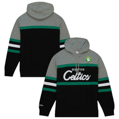 Boston Celtics Head Coach Hoodie Black/Gray - Mitchell & Ness