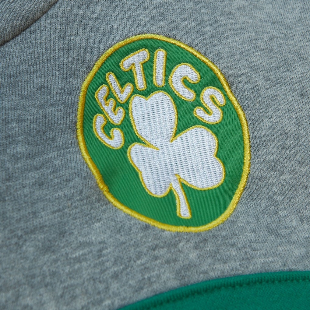 Boston Celtics Head Coach Hoodie Black/Gray - Mitchell & Ness