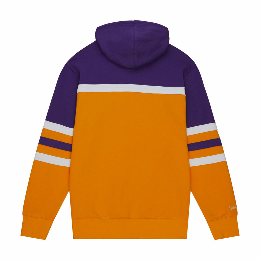 Los Angeles Lakers Head Coach Hoodie Gold/Purple - Mitchell & Ness