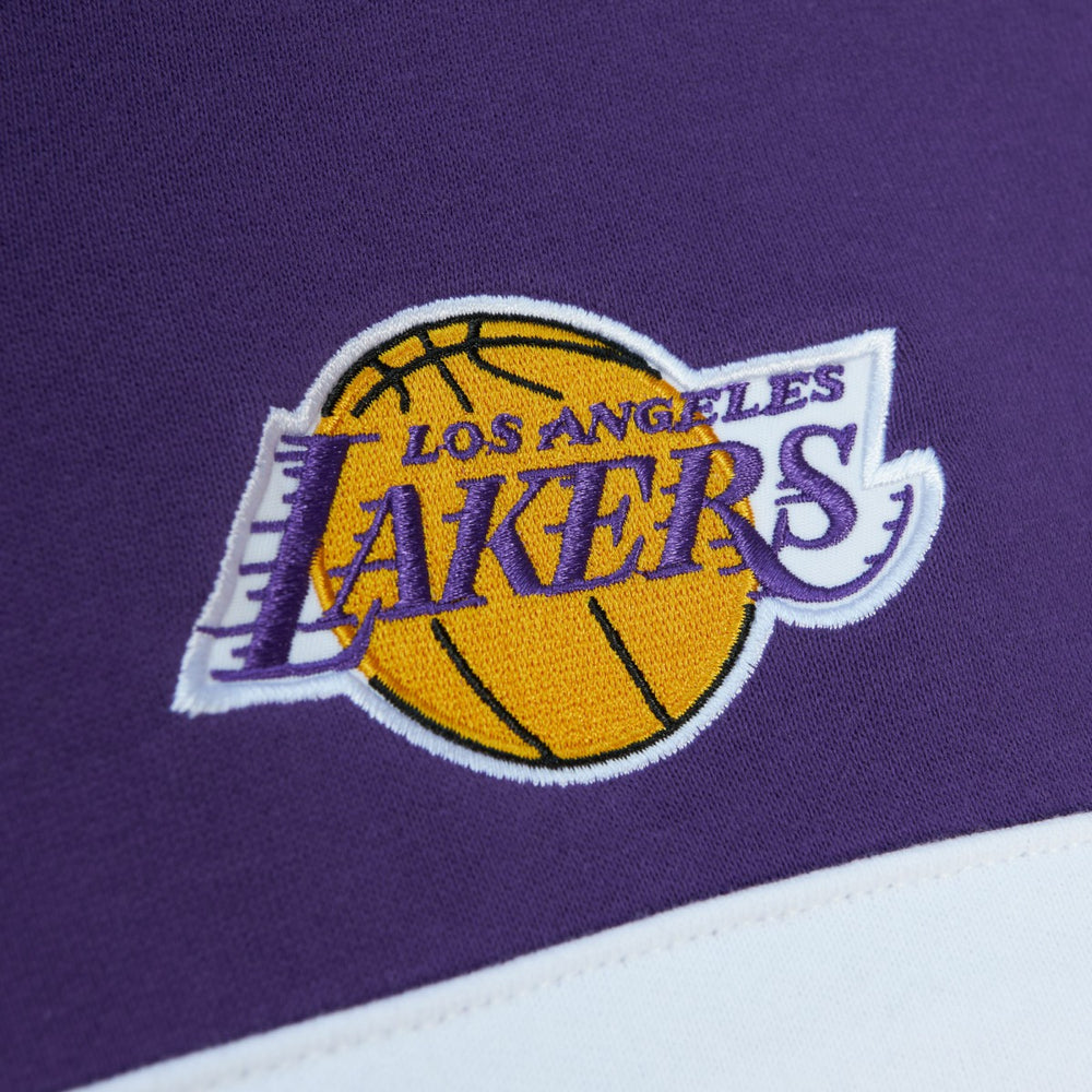 Los Angeles Lakers Head Coach Hoodie Gold/Purple - Mitchell & Ness
