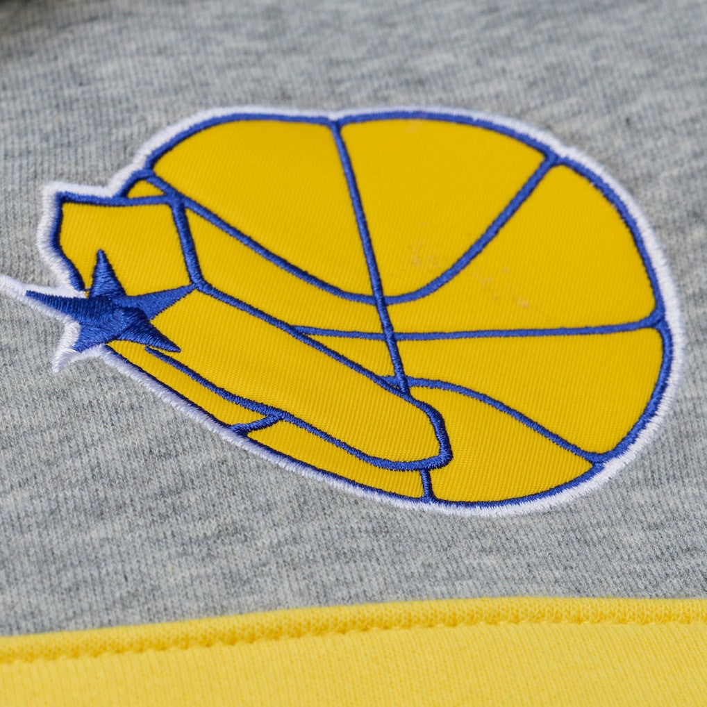 Golden State Warriors Head Coach Hoodie Royal/Gray - Mitchell & Ness