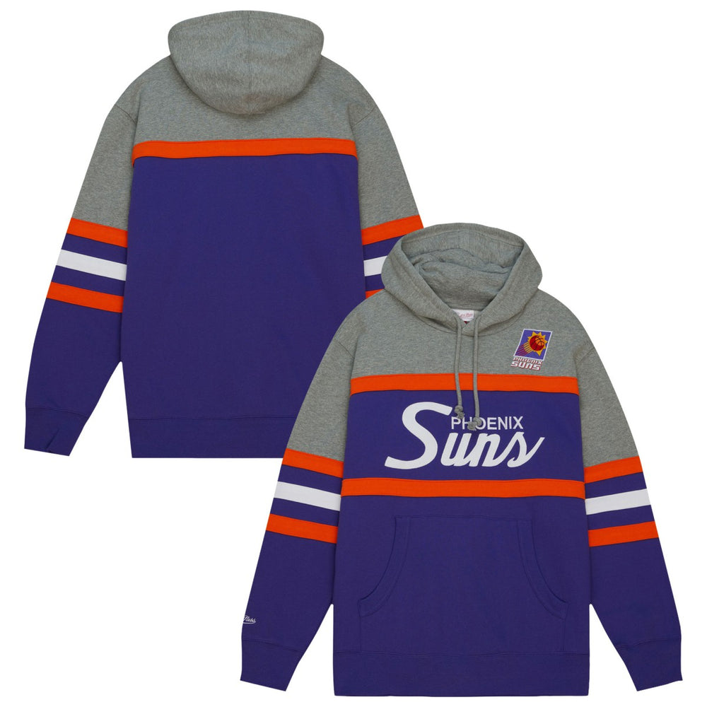 Phoenix Suns Head Coach Hoodie Purple/Gray - Mitchell & Ness