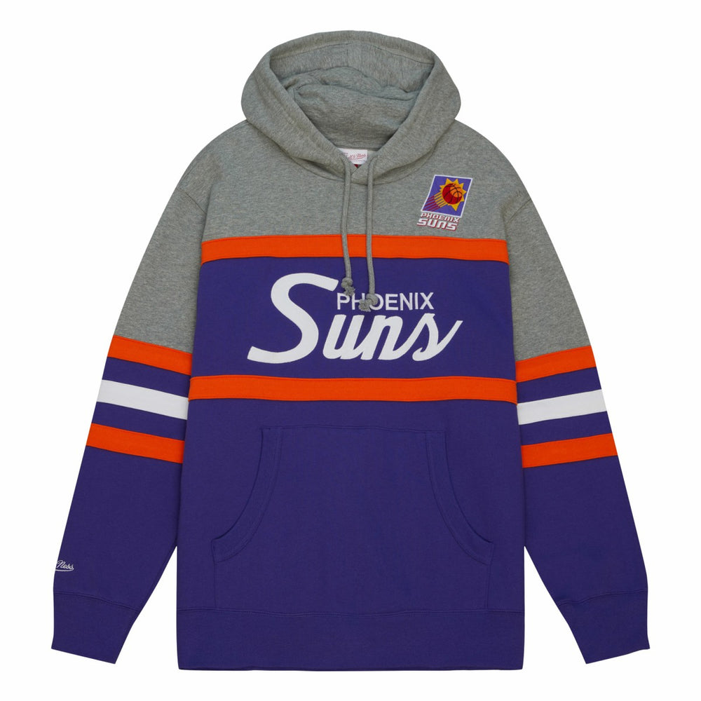 Phoenix Suns Head Coach Hoodie Purple/Gray - Mitchell & Ness