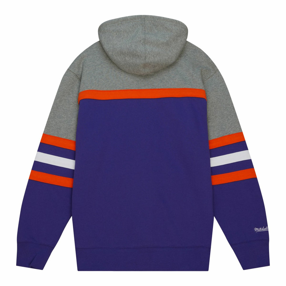 Phoenix Suns Head Coach Hoodie Purple/Gray - Mitchell & Ness