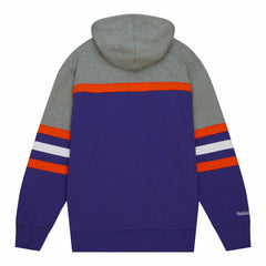 Phoenix Suns Head Coach Hoodie Purple/Gray - Mitchell & Ness