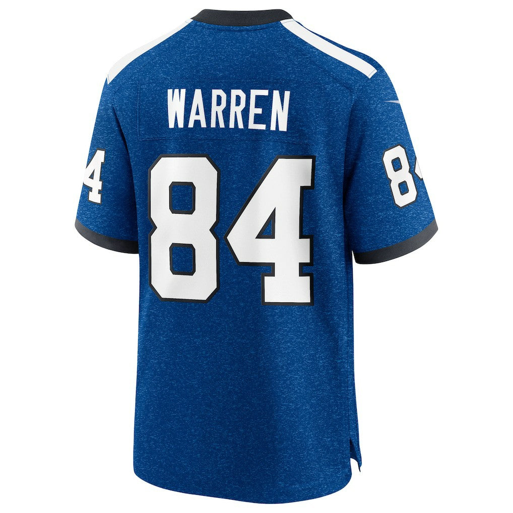 Tyler Warren Indianapolis Colts Alternate 2 Indiana Nights Game Jersey - Heather Royal Jerseys