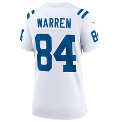 Tyler Warren Indianapolis Colts Women's Game Jersey - White Jerseys