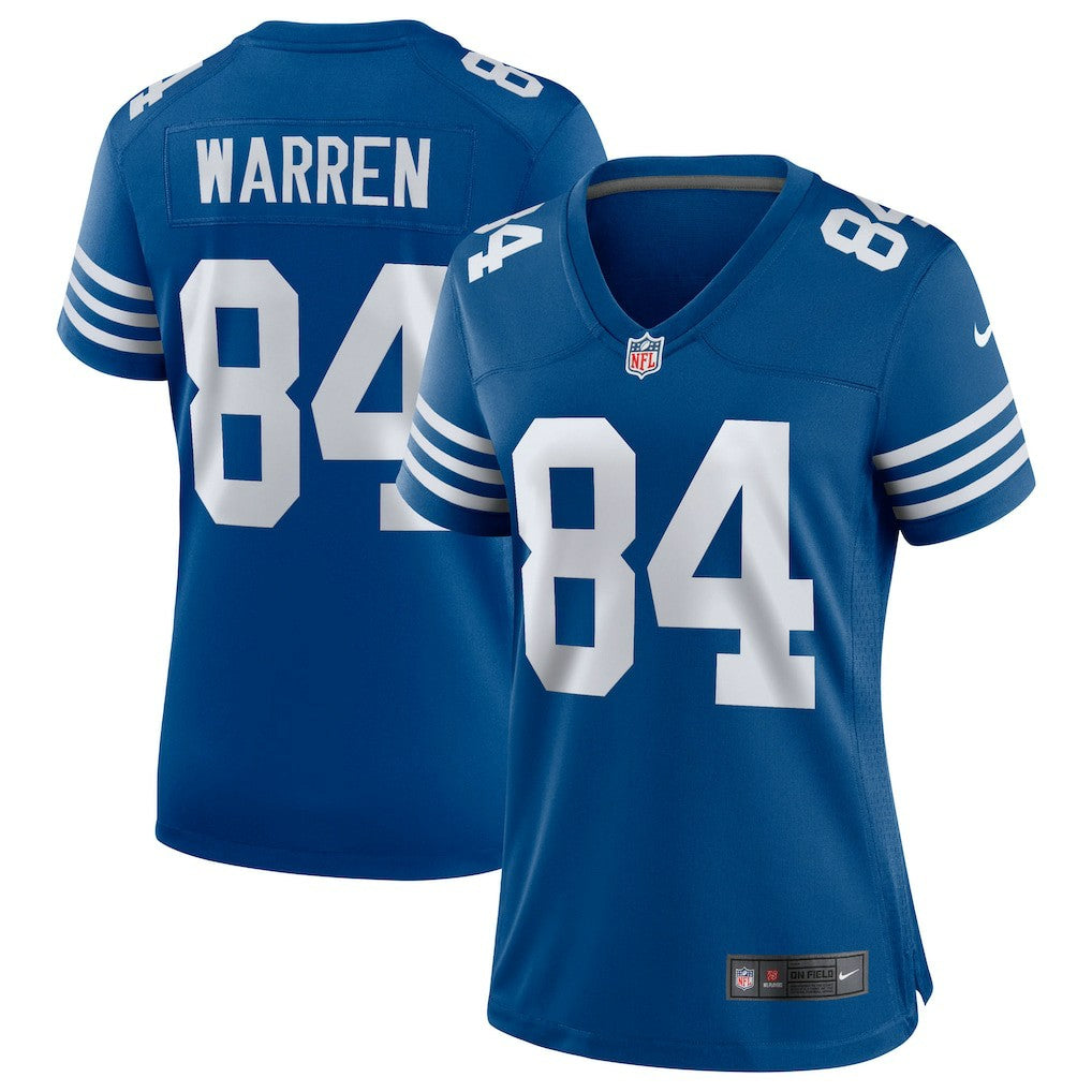 Tyler Warren Indianapolis Colts Women's Alternate Game Jersey - Royal Jerseys