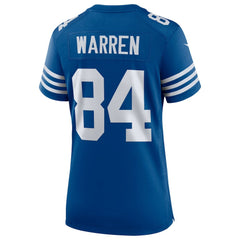 Tyler Warren Indianapolis Colts Women's Alternate Game Jersey - Royal Jerseys