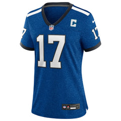 Daniel Jones Indianapolis Colts Women's Alternate 2 Indiana Nights Game Jersey - Heather Royal Jerseys