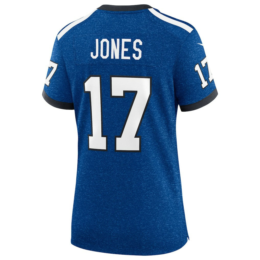 Daniel Jones Indianapolis Colts Women's Alternate 2 Indiana Nights Game Jersey - Heather Royal Jerseys
