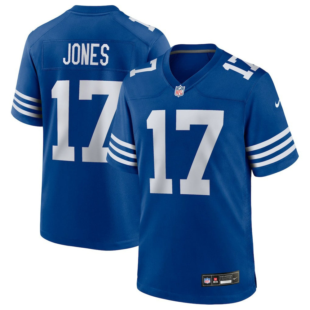 Daniel Jones Indianapolis Colts Alternate Game Jersey - Royal Jerseys