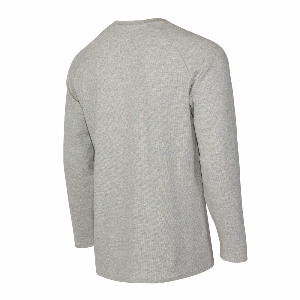 Minnesota Timberwolves Concepts Sport Hawthorn Thermal Knit Long Sleeve Henley T-Shirt Gray