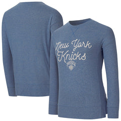 New York Knicks Concepts Sport Women's Rigor Long Sleeve Jersey T-Shirt Royal outlet