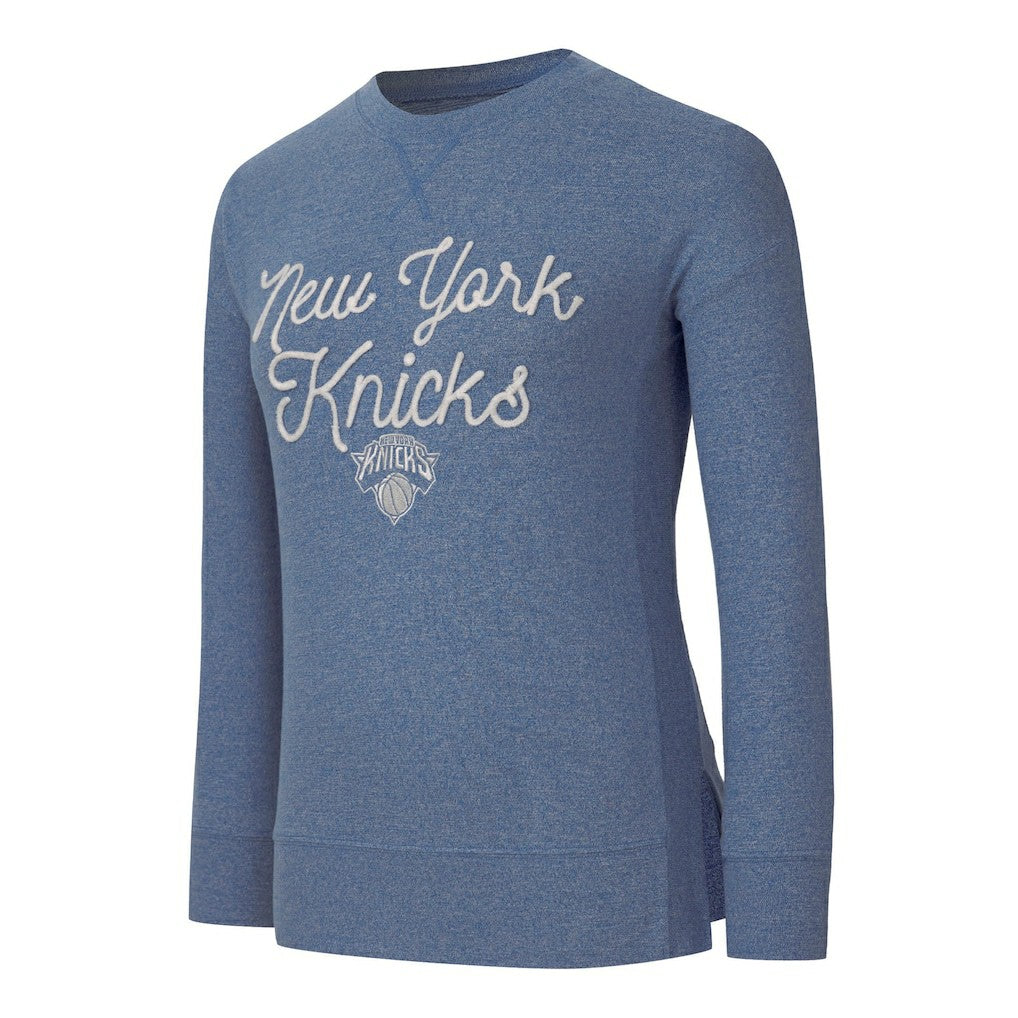 New York Knicks Concepts Sport Women's Rigor Long Sleeve Jersey T-Shirt Royal outlet
