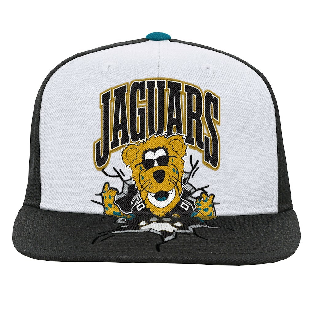 Jacksonville Jaguars Youth Team Mascot Snapback Hat - White Hats