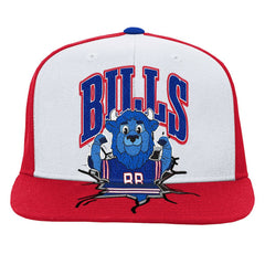 Buffalo Bills Youth Team Mascot Snapback Hat - White Hats