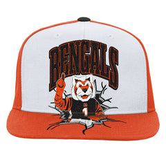 Cincinnati Bengals Youth Team Mascot Snapback Hat - White Hats