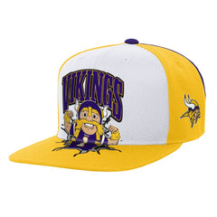 Minnesota Vikings Youth Team Mascot Snapback Hat - White Hats