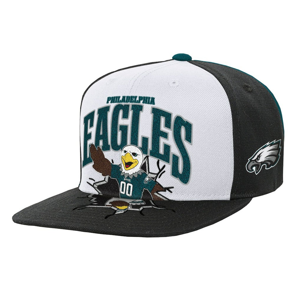 Philadelphia Eagles Youth Team Mascot Snapback Hat - White Hats