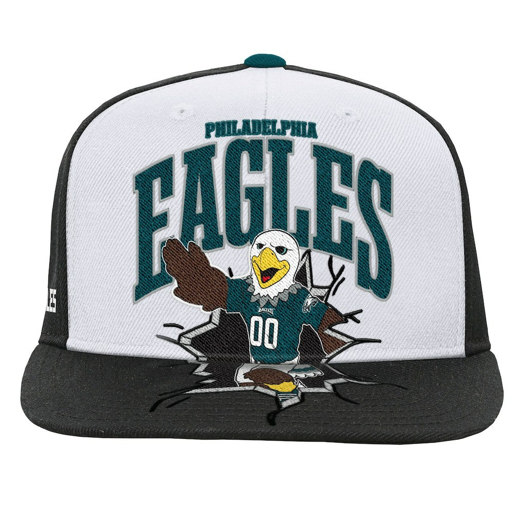 Philadelphia Eagles Youth Team Mascot Snapback Hat - White Hats