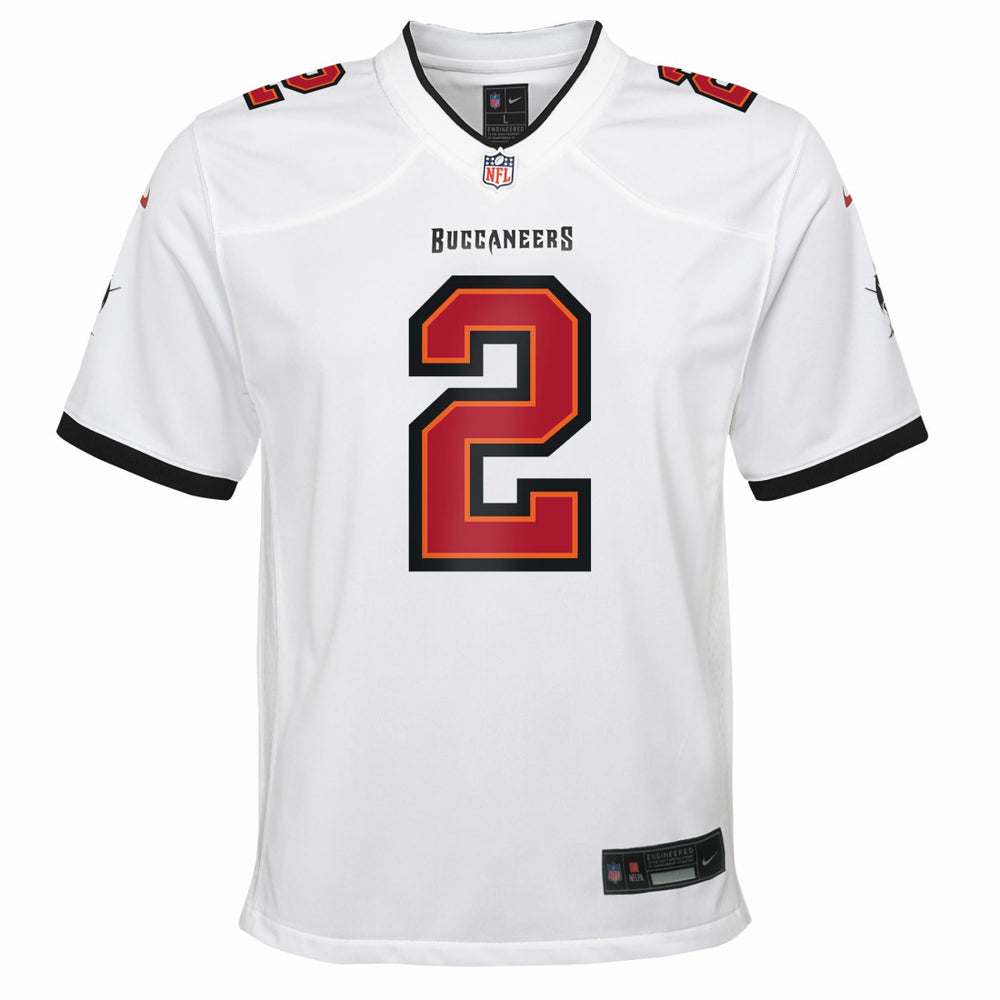Emeka Egbuka Tampa Bay Buccaneers Youth White Game Jersey - White Jerseys